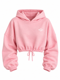 Women's Plain Pink Hoodie