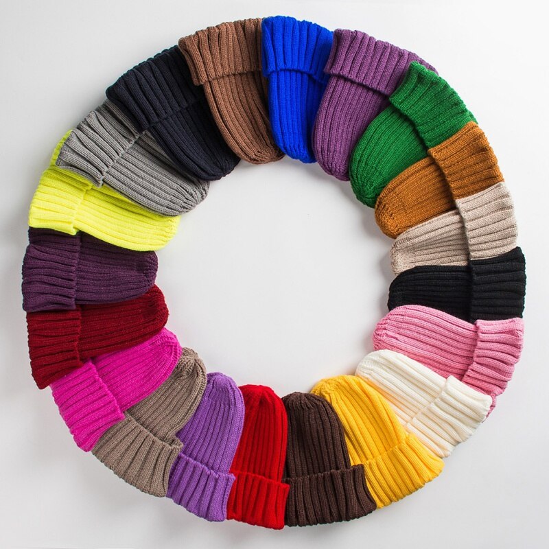 Hat Female Unisex Cotton Blends Solid Warm Soft HIP HOP Knitted Hats Men Winter Caps Women's Skullies Beanies For Girl Wholesale Hat Female Unisex Cotton Blends Solid Warm Soft HIP HOP Knitted Hats Men Winter Caps Women's Skullies Beanies For Girl Wholesale
