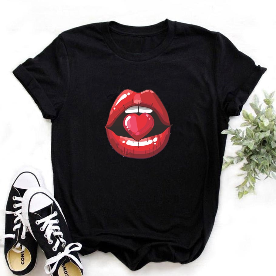 Fashion Women’s Casual Sequins Red Lip T-Shirt Short Sleeve T-Shirts 2020 Vintage Creativity zipper Lips T-Shirt,drop ship Fashion Women's Casual Sequins Red Lip T-Shirt Short Sleeve T-Shirts 2020 Vintage Creativity zipper Lips T-Shirt,drop ship